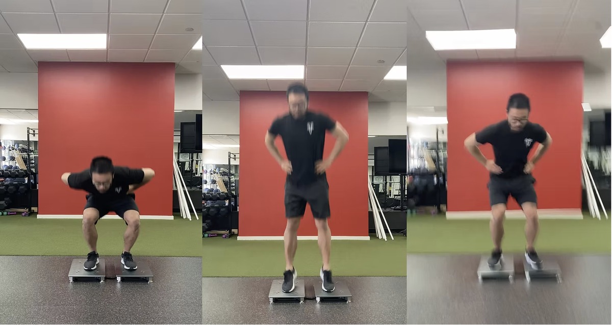 The three phases of a countermovement jump on dual force plates: loading, takeoff and landing